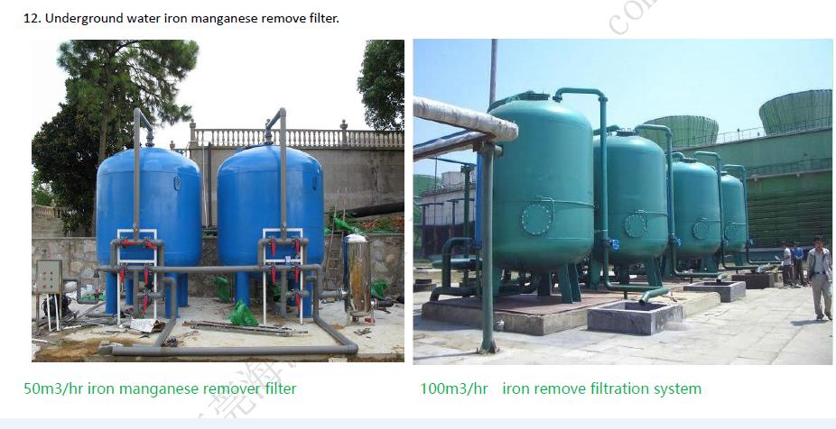 Filtro de eliminación de hierro, filtro de arena, filtro de carbón vegetal para plantas de tratamiento de aguas residuales